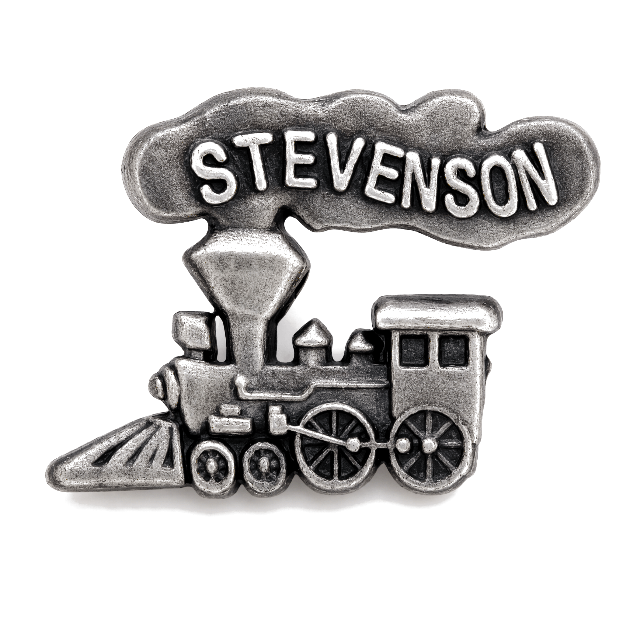 3d pin of a train by the Pin Center