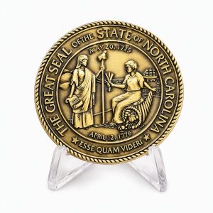 3D antique gold coin