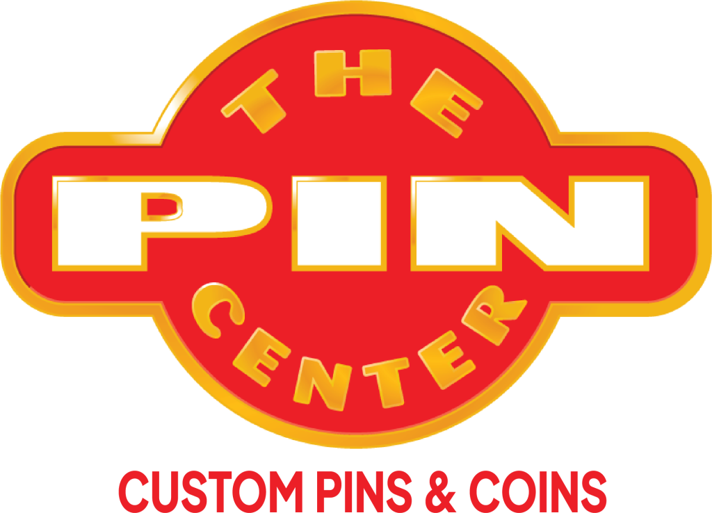 How Custom Pins and Challenge Coins Are Made: Behind the Scenes at The Pin Center 10 The Pin Center company logo featuring the tagline Custom Pins & Coins